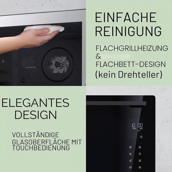 Panasonic NN-CS88LBEPG 4 in 1 Dampf Kombiofen mit Dampf, Mikrowelle, Grill, Konvektion, Inverter Tec
