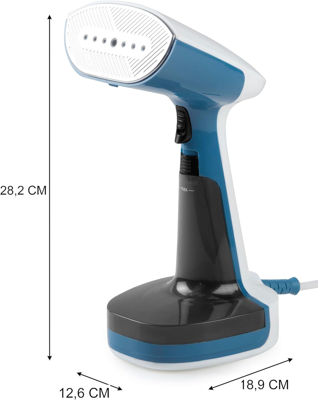 DOMO DO1154S - Dampfglätter für Kleidung - 1650 W - 220ml Wassertank - Konstante Dampfleistung - Bla