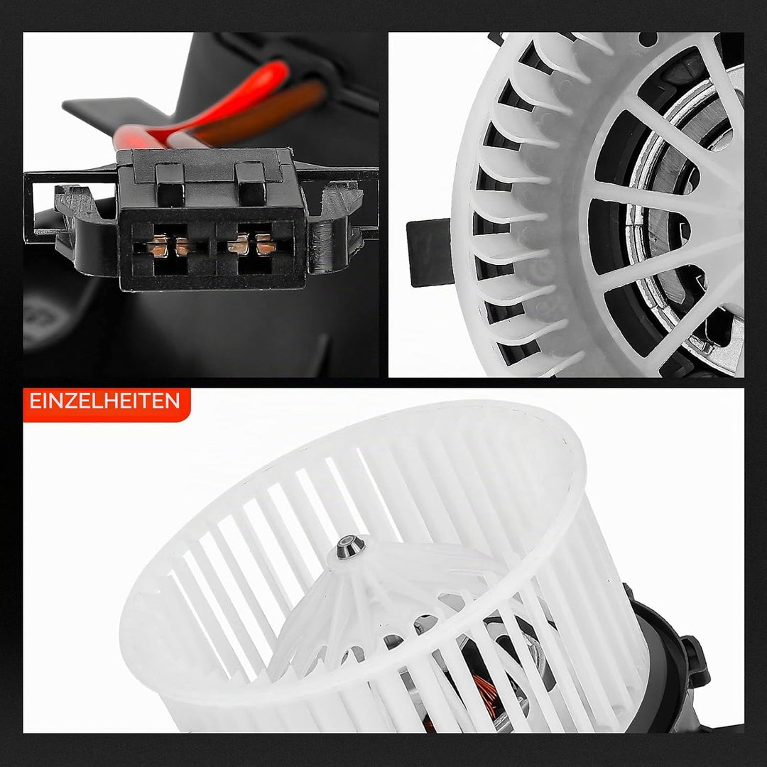 Frankberg Heizungsgebläse Gebläsemotor Lüftermotor Kompatibel mit A4 8K2 B8 2009-2012 A4 Avant 8K5 B