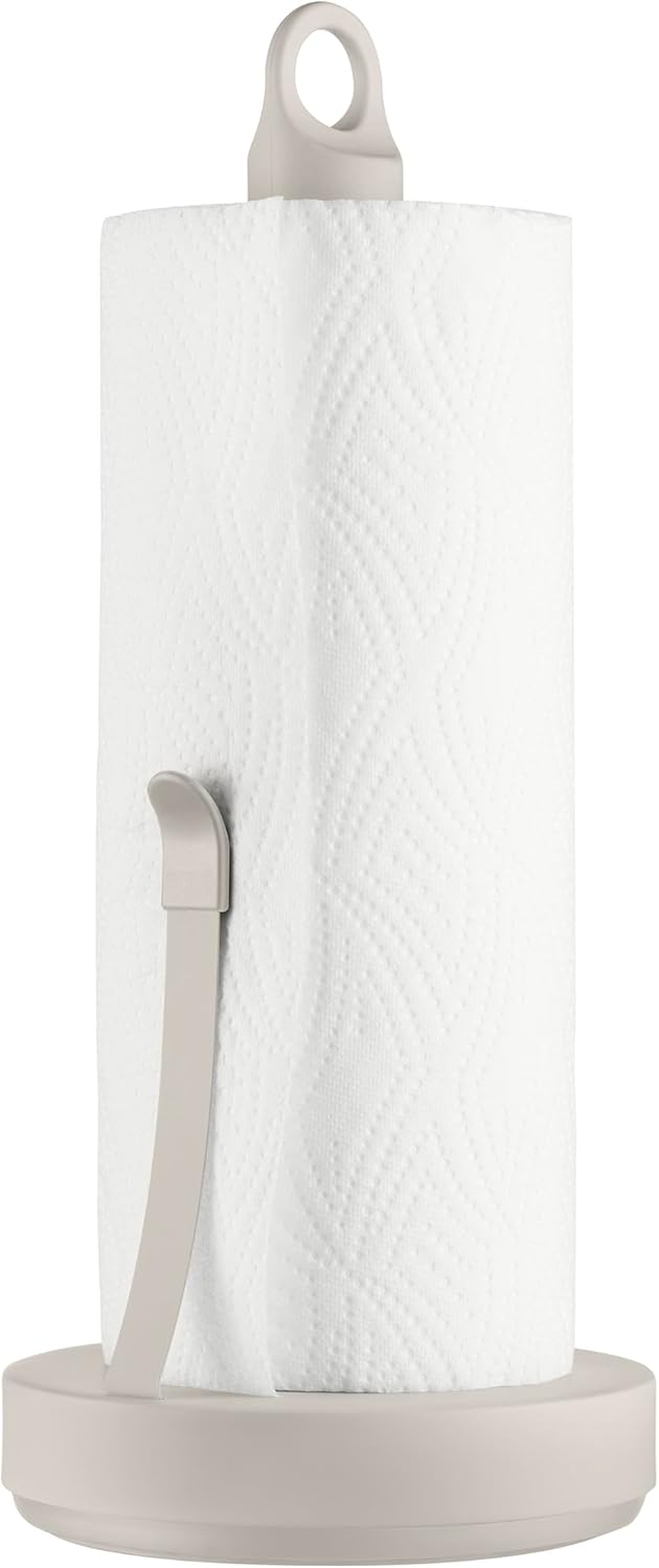 blomus -Loop- Küchenrollenhalter, Innovative Technik, praktischer Haushaltshelfer, Farbe Moonbeam (6