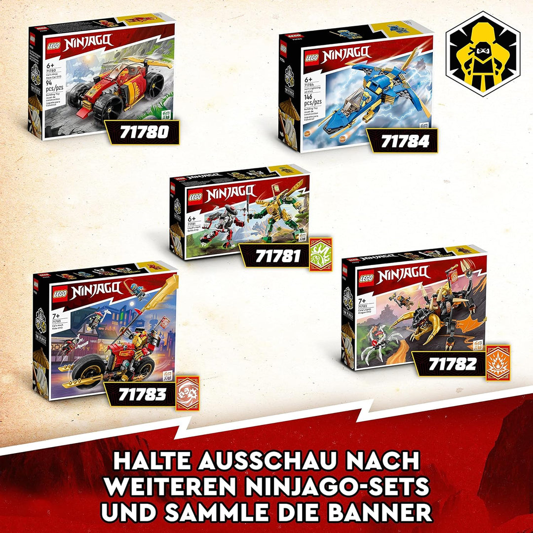 LEGO NINJAGO Coles Erddrache EVO, Spielzeug zum Sammeln mit aufrüstbarem Drachen & Skorpion-Figur so
