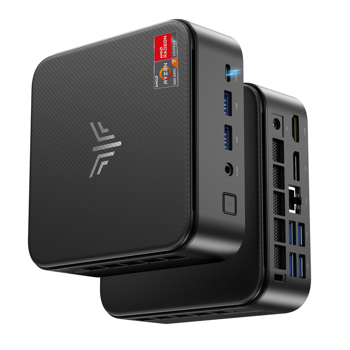 NiPoGi Mini PC 32GB DDR4 1TB SSD, AMD Ryzen 7 5700U(Bis zu 4.3 GHz,8C/16T) Micro Desktop Computer Fü