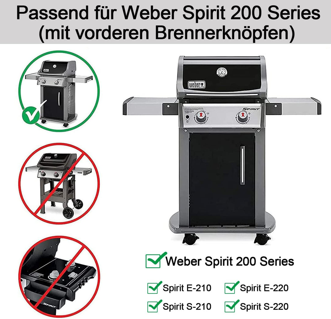 7635 Flavorizer Bars für Weber Spirit I &amp; II 200 Series, Spirit I E210/220 &amp; II E210/S210 (mit vorde