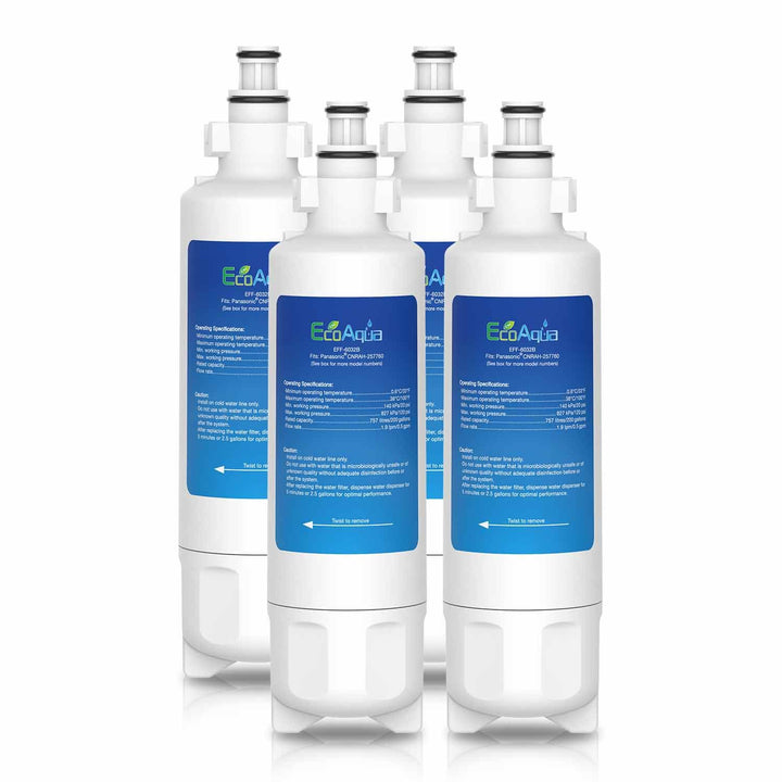 EcoAqua EFF-6032B Kühlschrankwasserfilterersatz Kompatibel mit Panasonic CNRAH-257760, CNRBH-125950,