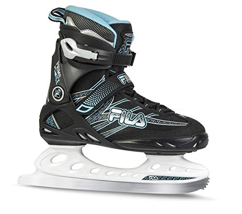 FILA Damen Schlittschuhe Primo Ice UK 4.5/ EU 37,5 Schwarz/Hellblau, UK 4.5/ EU 37,5 Schwarz/Hellbla