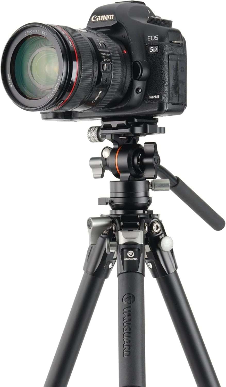 Vanguard Alta Pro 3VLT 235AV12 - Kompaktes Video-Reise-Stativ aus Aluminium mit Nivellierbasis - Tra