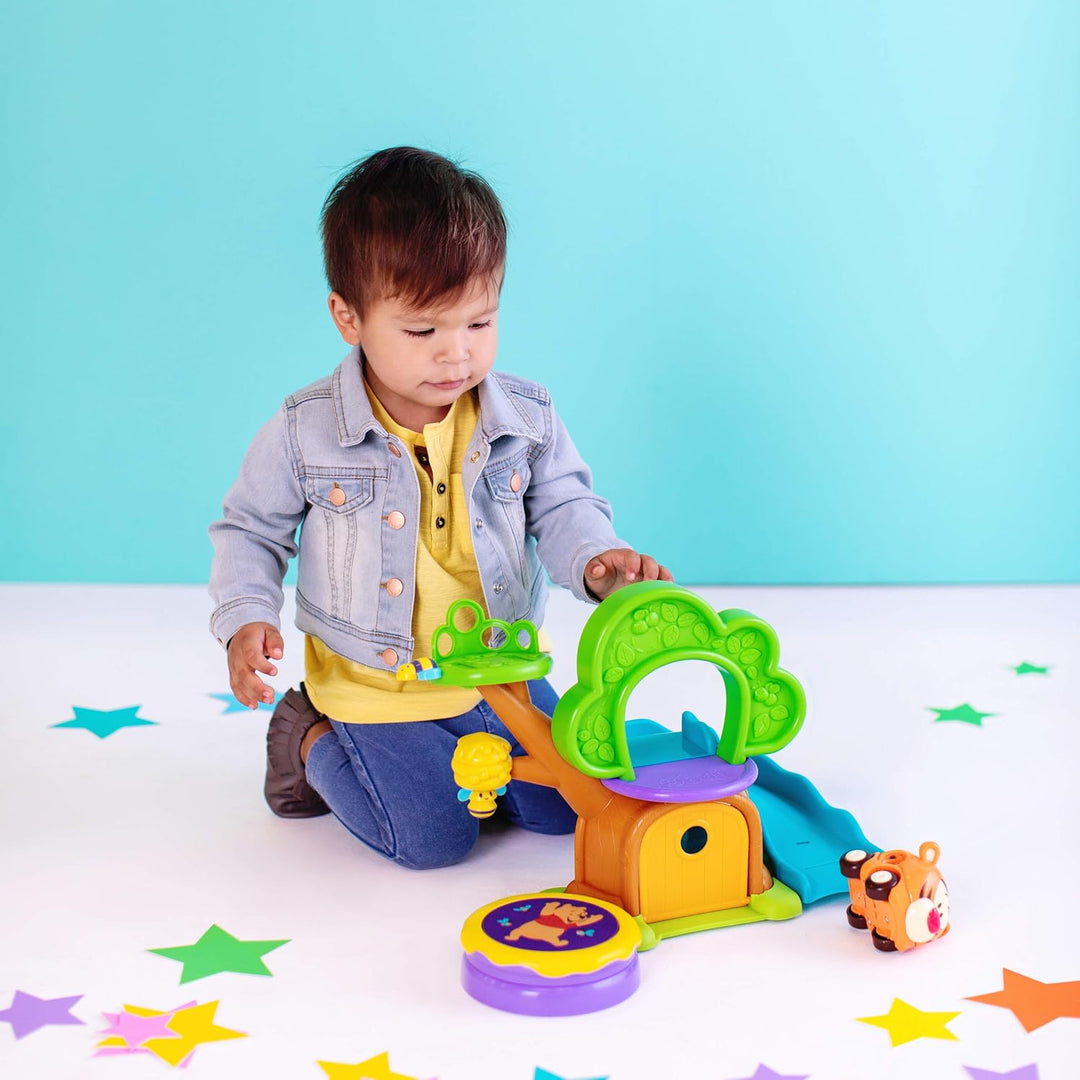 Bright Starts, Disney Baby, Oball, Go Grippers, Winnie Puuh Baumhausset aus dem bewehrten Oball Desi