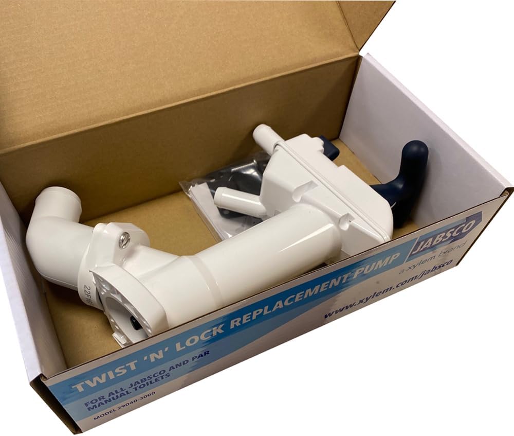 Jabsco 29040-3000 Ersatzpumpe, Baugruppe, Manuelle Twist 'n' Lock-Toiletten, passend für 29090 & 291