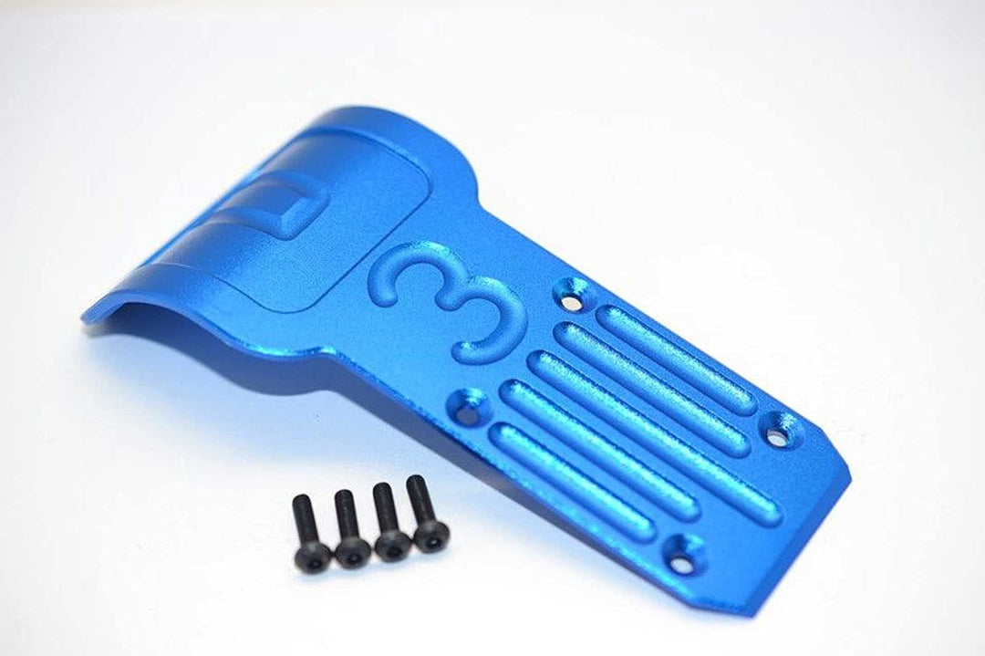 GPM DT-03 Tuning Teile Aluminium Rear Bumper - 1Set Blue