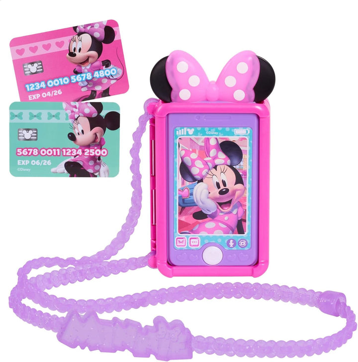Minnie Mouse 89876 Minnie Chat w/Me, Multi-Color, 20.3cm x 19.1cm x 3.8cm Minnie Mouse Bild Perfekte