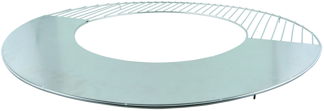 Esschert Design Grillrost/Grillplatte, aus dem Material „Carbonstahl“, 62,3 x 62,3 x 1,9 cm