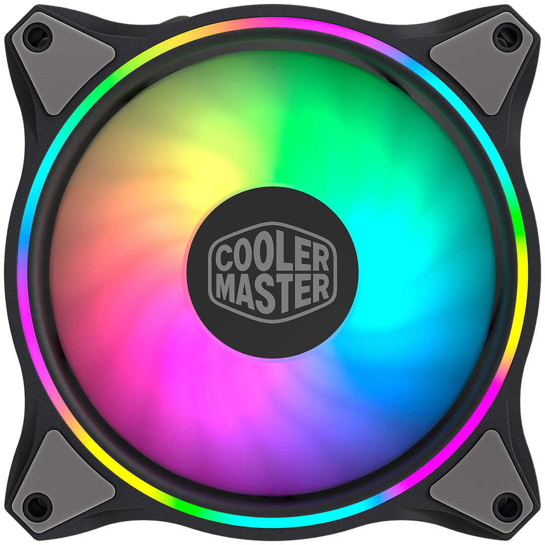 Cooler Master MasterFan MF120 Halo ARGB - Dual Ring adressierbare RGB-Beleuchtung, Gehäuse und Kühlu