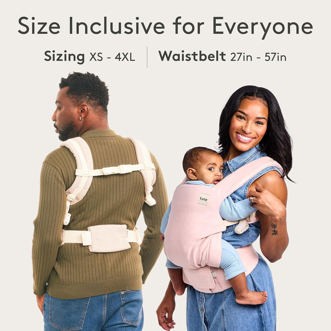 Tula Explore Mesh Babytrage für Neugeborene ab Geburt, 3-in-1 Baby-Tragetasche mit Mesh Rückenpanel,