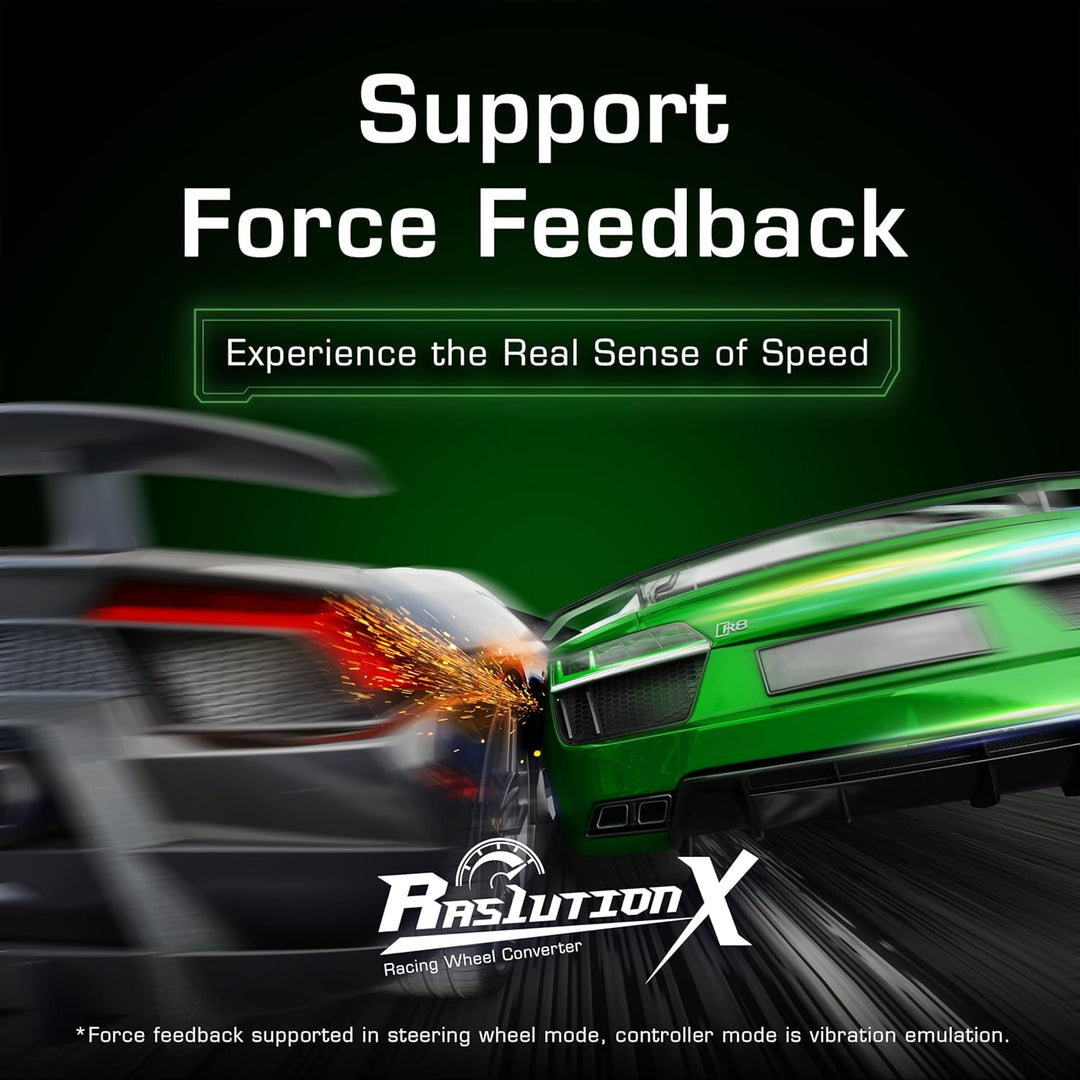 Brook Ras1ution X - Rennrad-Konverter für Xbox Series X|S, Xbox One & Xbox 360 | 60+ Radunterstützun