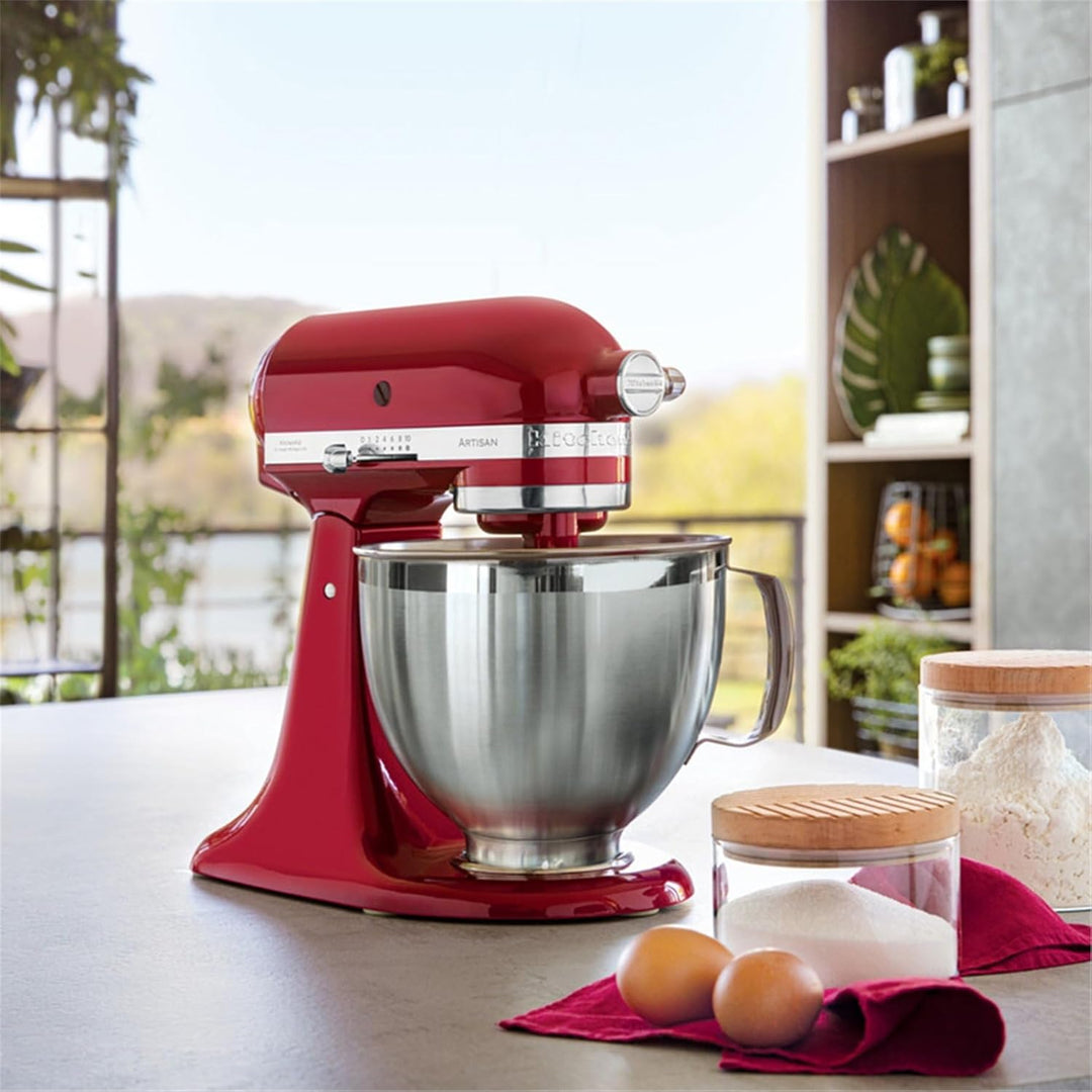 Kitchen Aid Küchenmaschine ARTISAN 4,8 L - Das Original - 5KSM185PSEER Empire Rot, Rot