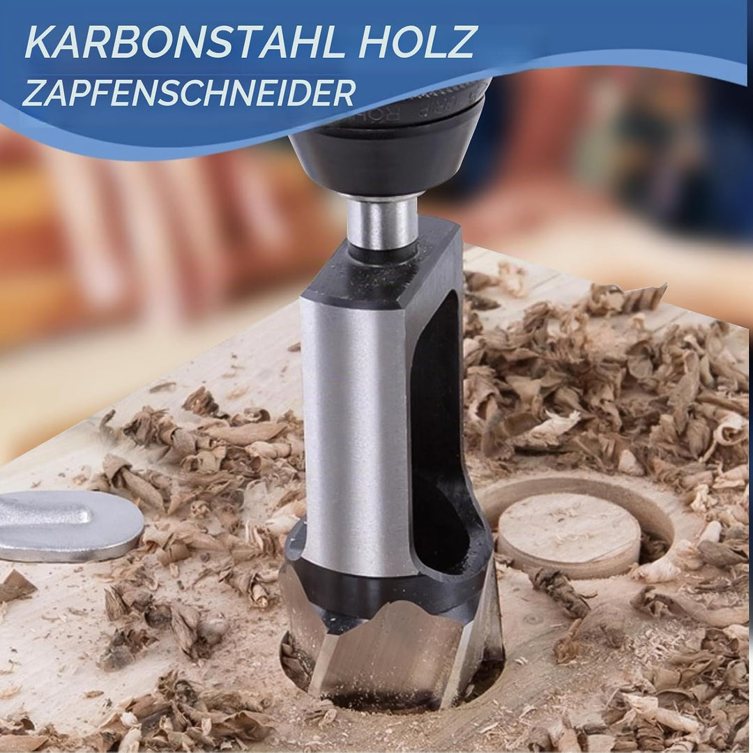 Holzdübellochschneider, Zapfenbohrer, tiefer Dübelschneider, Kernbohrer für Holzbearbeitung, Möbelhe