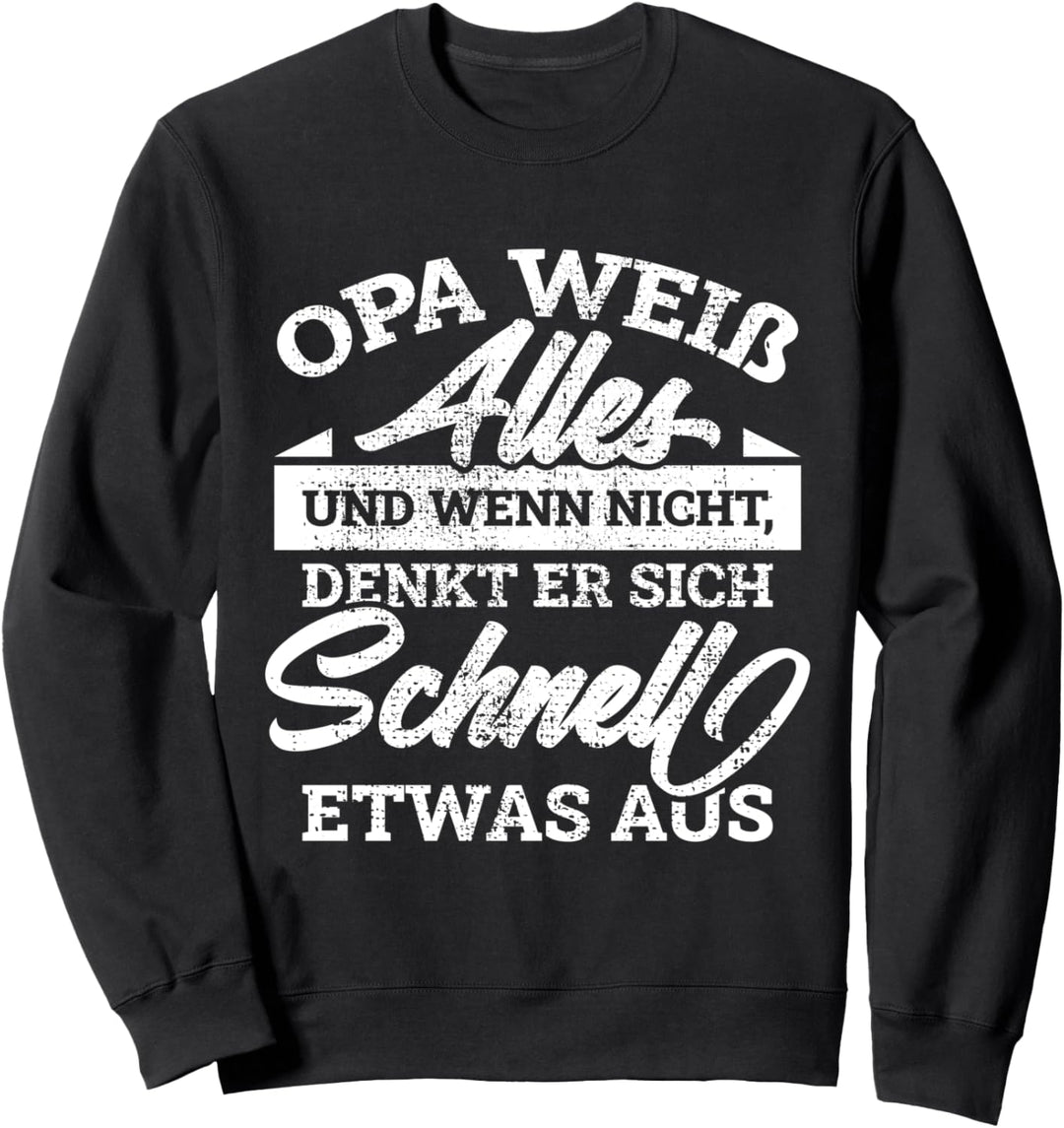 Opa Spruch Geschenke für Grossvater Bester Opa Sweatshirt