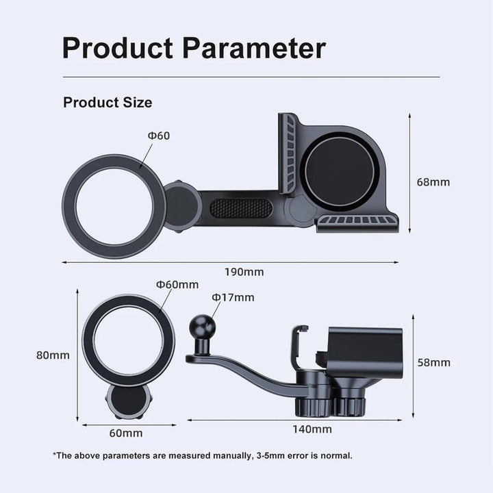Tesla Handyhalterung, für MagSafe Autohalterung, magnetische Fahrzeug-Handyhalterung für Tesla Model