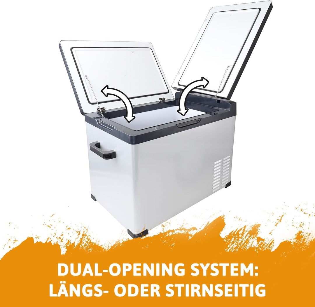 elektrische Kühlbox 22L - Kompressor Gefrierbox für Camping & Auto, bis -20°C, Portable Kühl- und Ge
