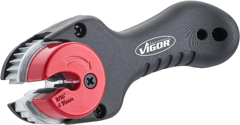 ViGOR Bremsleitungs-Ratschenrohrschneider V6917 | Mit Ratschen-Mechanismus | Für Bremsleitungen bis
