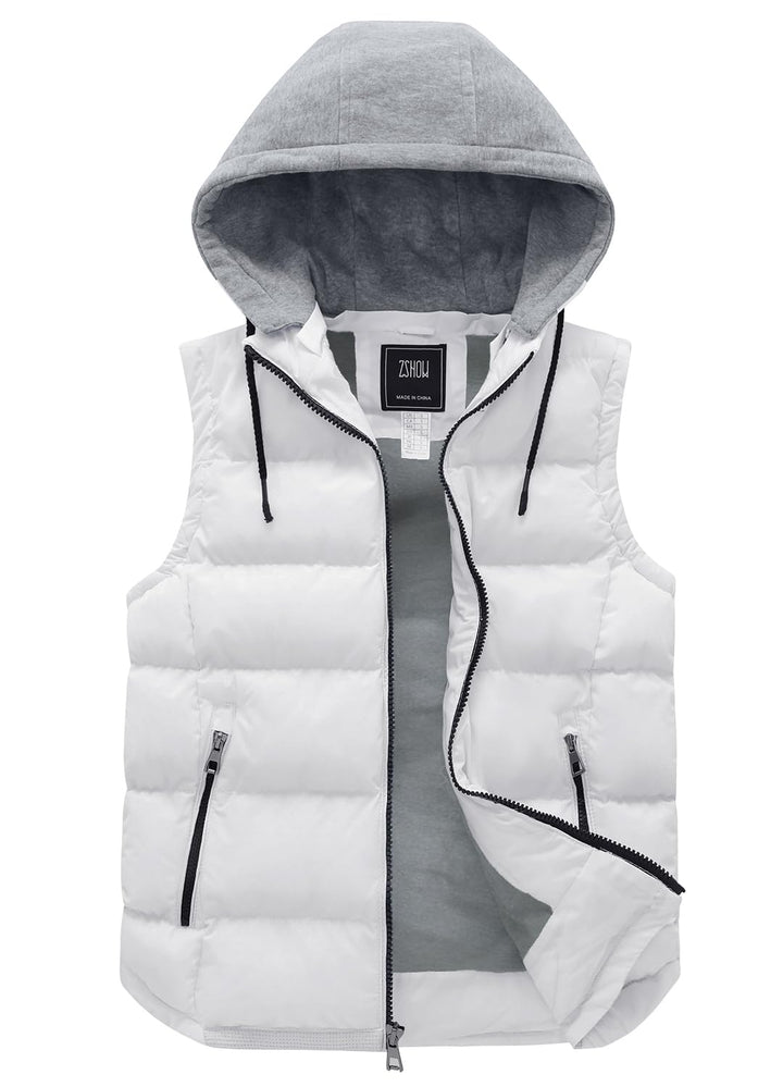 ZSHOW Herren Winter Weste Gesteppte Polsterung Puffer Ärmellos Jacke Warme Outdoor Weste Körperwärme