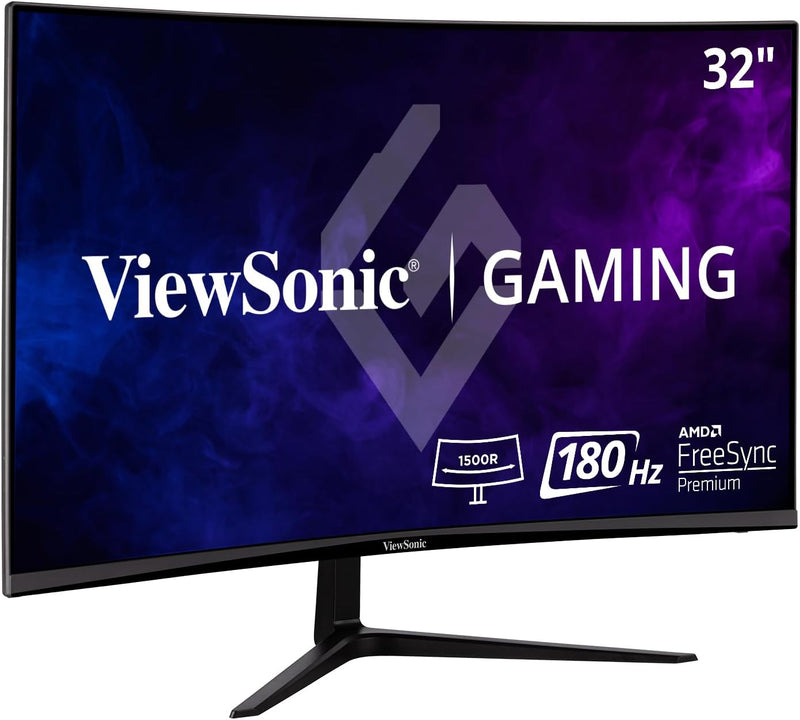 Viewsonic VX3218-PC-MHD 80 cm (32 Zoll) Curved Gaming Monitor (Full-HD, Adaptive Sync, 1 ms, 165 Hz,