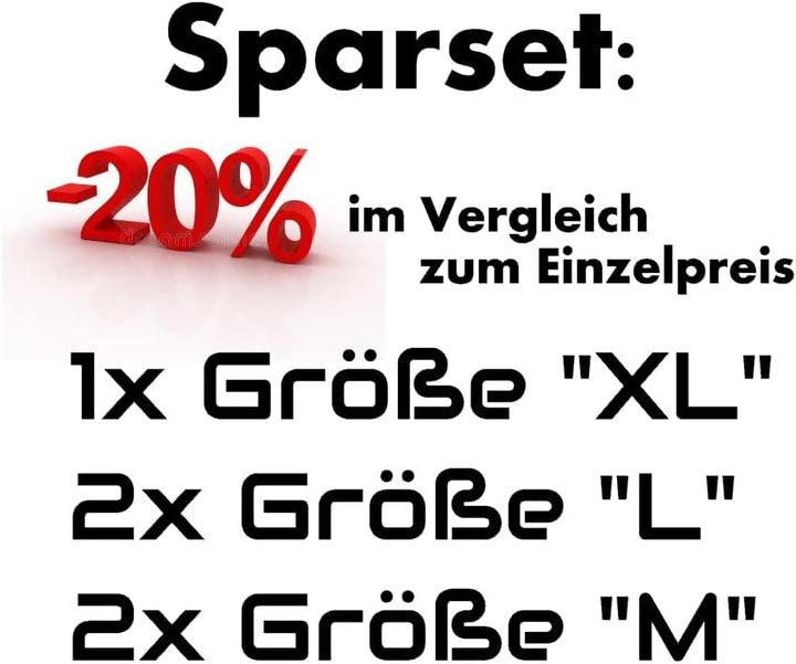 Generisch Herzschlag Füsse Aufkleber Sticker Baby Kinder Love Mama Junge Mädchen Sparset (2X S 2X L