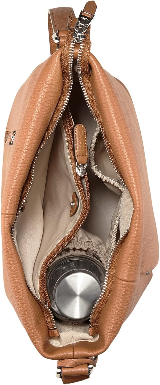 Picard Damen Schultertasche PURE aus Echtleder Gross, Mittel | mit Reissverschluss | Schultertasche