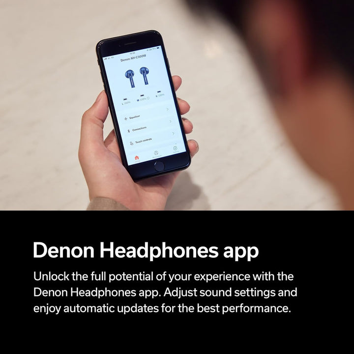 Denon AH-C500W True Wireless In-Ear-Kopfhörer, wasserresistente Bluetooth-Kopfhörer mit eingebautem