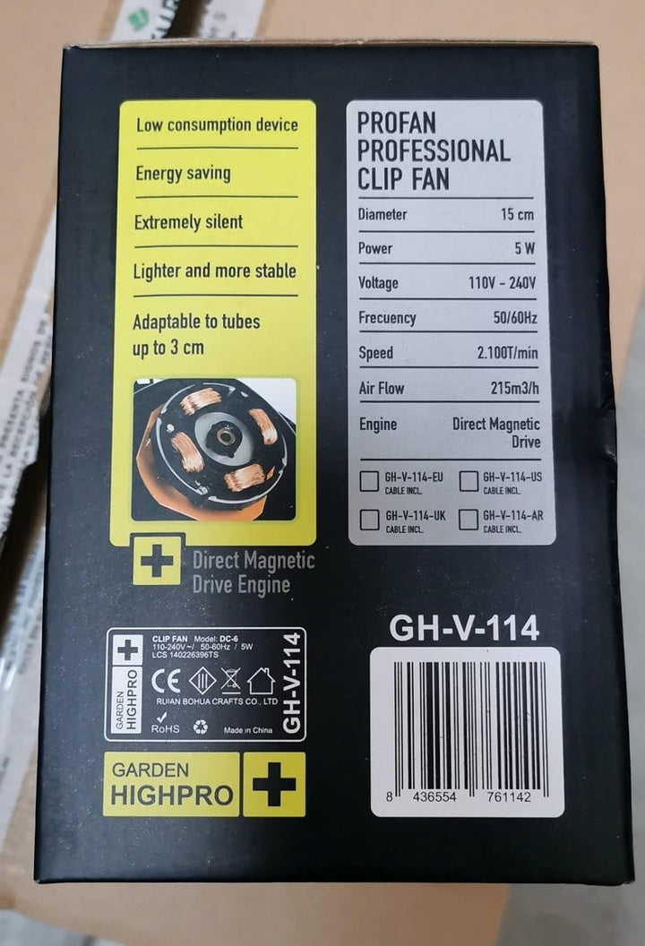Profan, Ventilator, 15 cm, 5 W