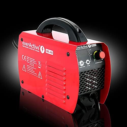 everActive Batterieladegerät, Autoladegerät mit Wechselrichter-Starter für 12 / 24V Batterie CBC-40,