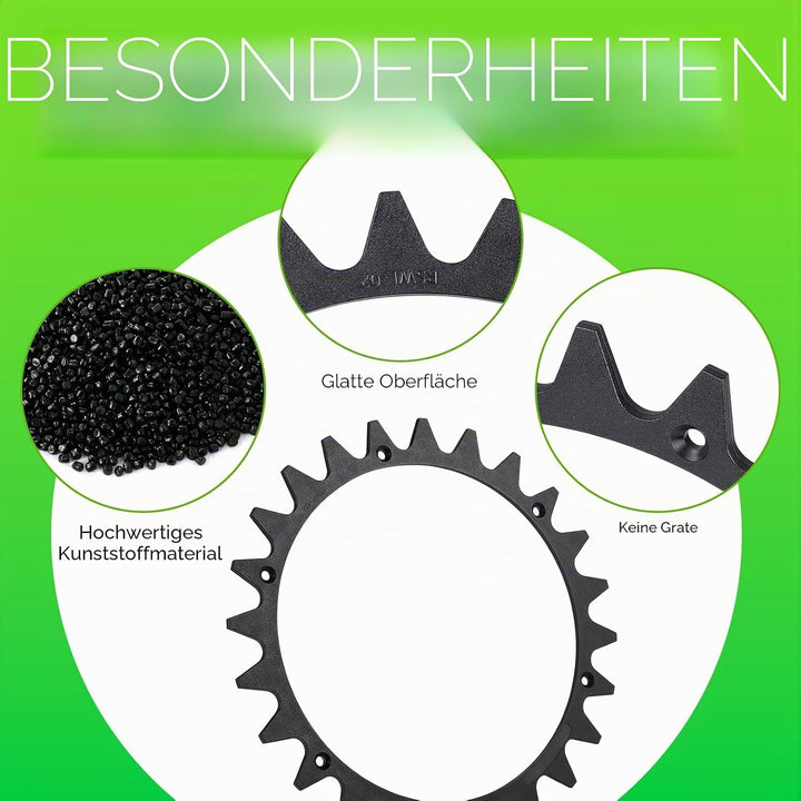 Kunststoff Spikes für Mähroboter Schwarz Ø225mm Kompatibel mit Worx Landroid L Modell - WR153E WR155