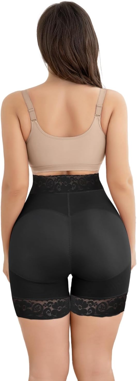 SHAPSHE Damen Bauchweg Unterhose Po Push Up Shapewear Bauch Kontrolle Figurformende Unterwäsche Hohe
