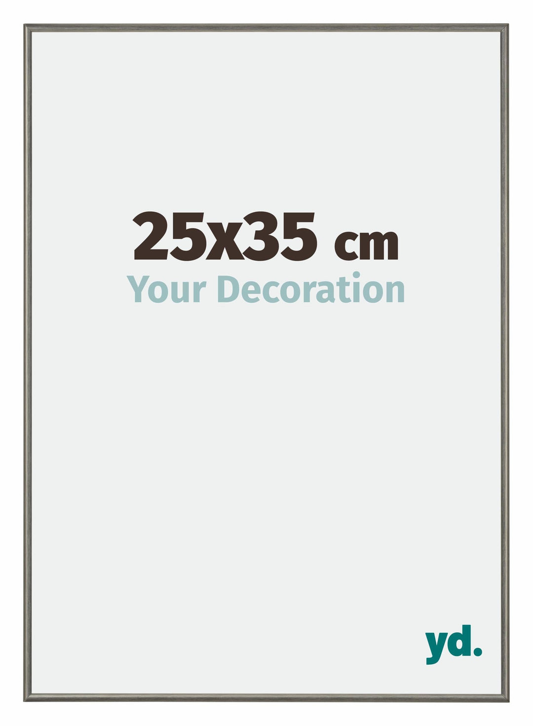 yd. Your Decoration - Bilderrahmen 25x35 cm - Bilderrahmen aus Aluminium mit Acrylglas - Antireflex