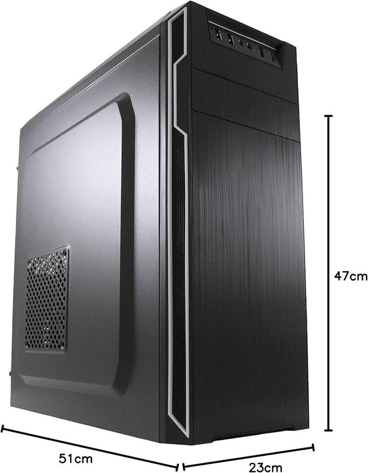 LC-Power 7038B ATX Classic PC Gehäuse ohne Netzteil