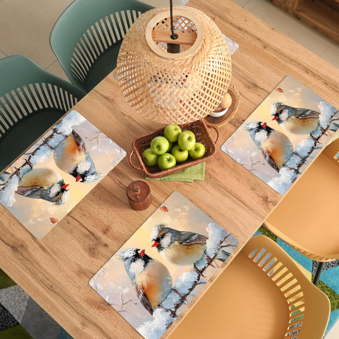 KitchenYeah© Platzsets Abwaschbar 6-Teilig 45x30 cm Tischsets Platzdeckchen Platzset Unterlage Tisch