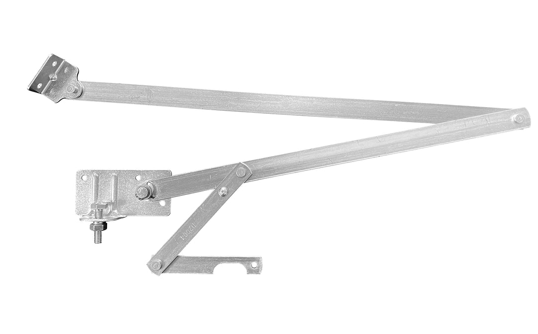 Roto Original Treppe Gestänge Knickhebel komplett Links Silber Quadro/Cadet 3 Norm, Links