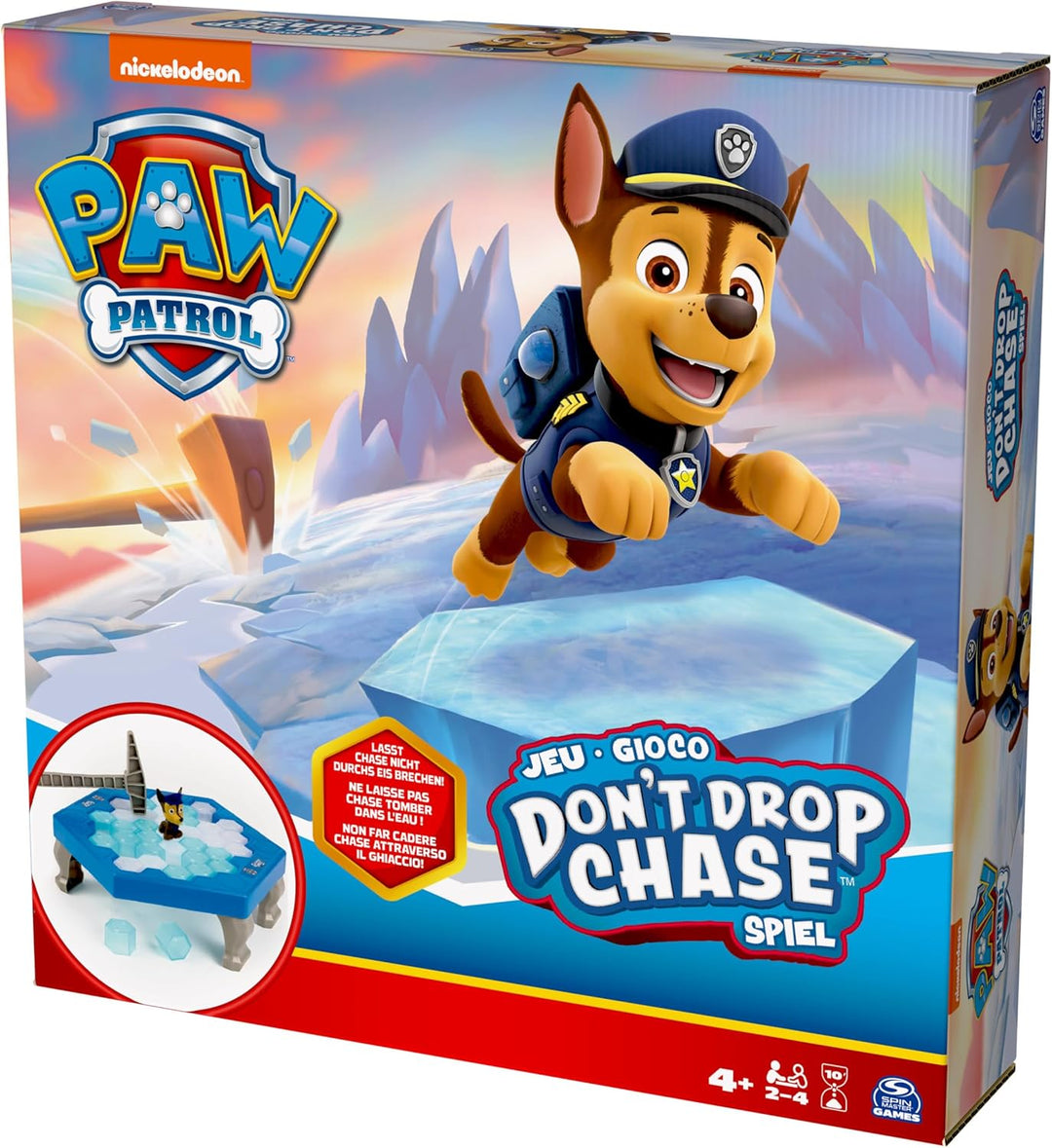 Spin Master Games PAW Patrol - Don‘t Drop Chase, actionreiches Abenteuerspiel für 2-4 Fellfreunde ab