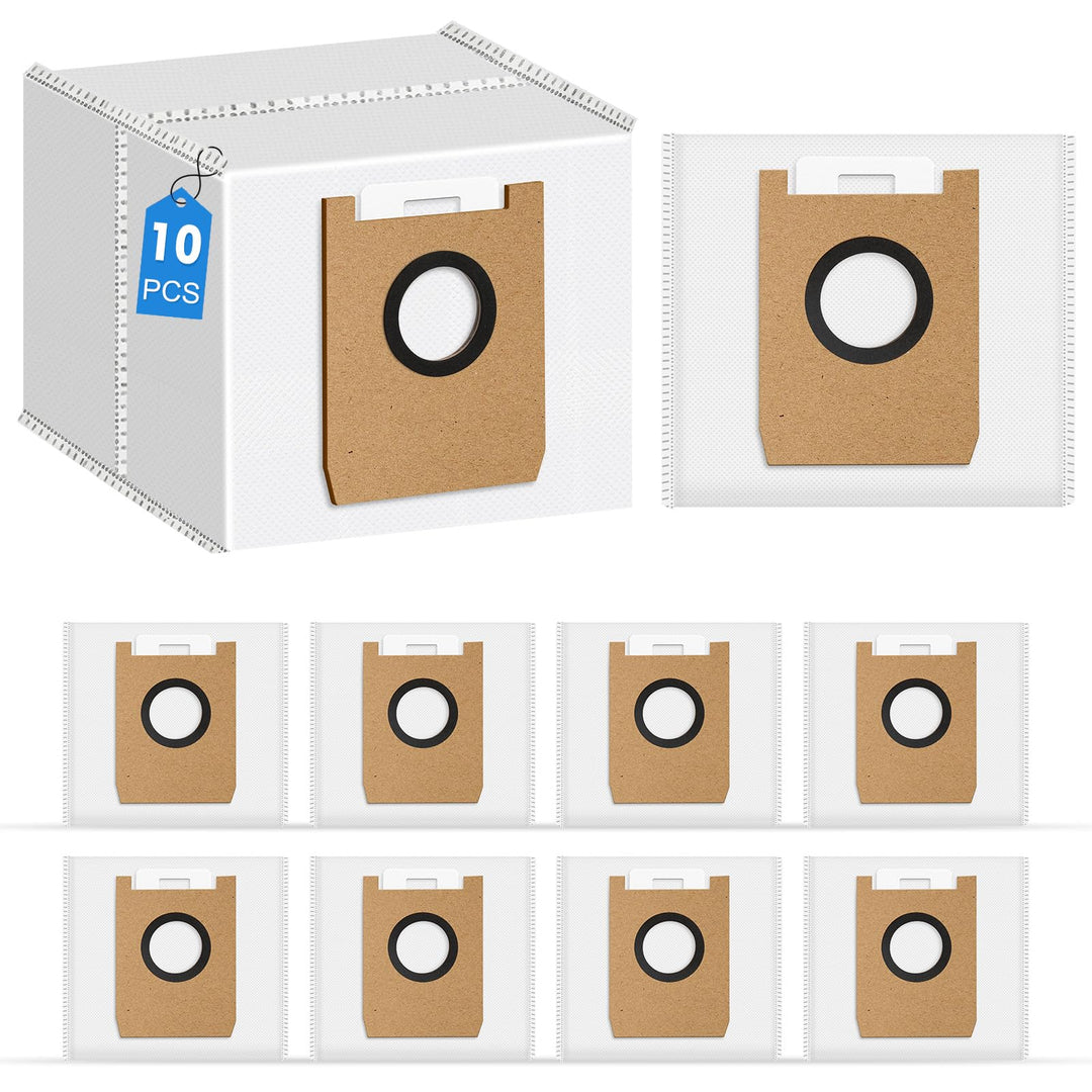 10 Stück Staubbeutel für Eufy Saugroboter 3-in-1 E20, Grosse Kapazität Vliesstoffe Staubsaugerbeutel