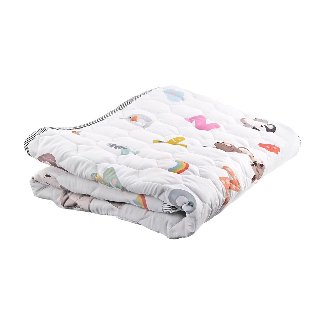 FUNYKICH Krabbelmatte Baby Faltbare 150x150cm, Anti-Rutsch Verdickte Spielmatte Baby Faltbar, Sicher