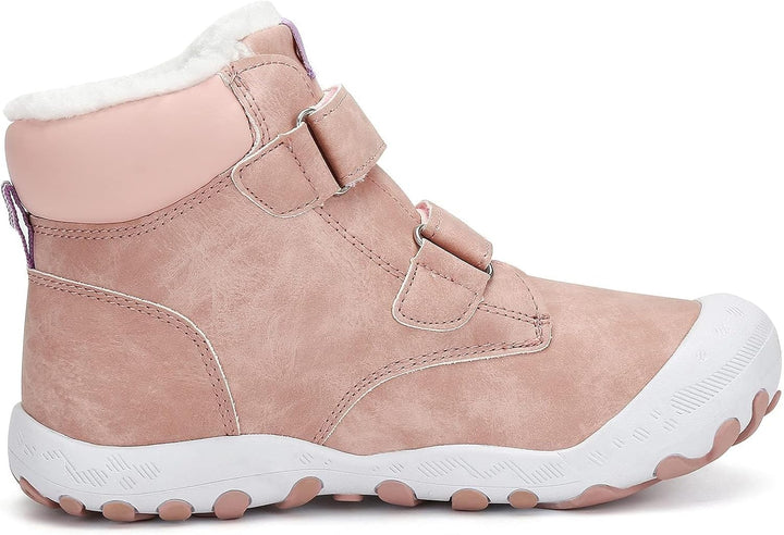 Mishansha Kinder Winterschuhe Mädchen Winterstiefel Warm Schneestiefel Gefüttert Boots Wasserdicht 2