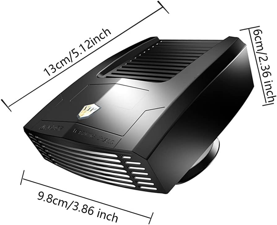 Auto Auftauheizung, Riloer Auto warm 180W Stecker 12V Mini Tragbar 2 in 1 Funktion Zigarettenanzünde