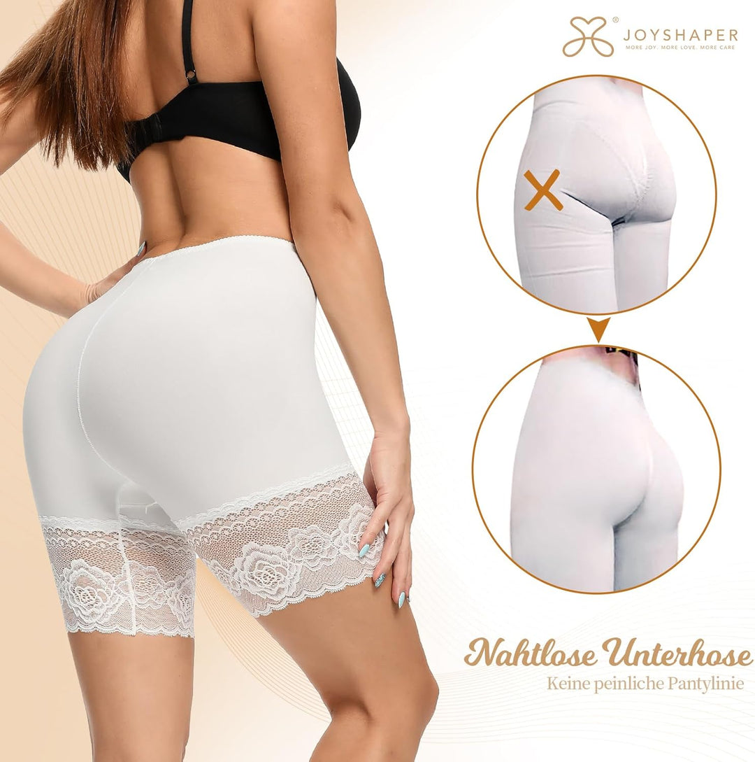 Joyshaper Damen Unterhose Unter Rock Kurz Hose Anti-Chafing Spitze Shorts Sicherheit Panty Lace Legg