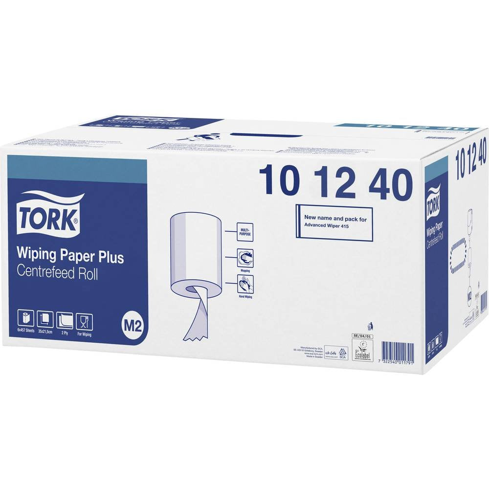 Tork 101240 Starke MehrzweckPapierwischtücher für das M2 Innenabrollung Spendersystem / 2-lagiges st