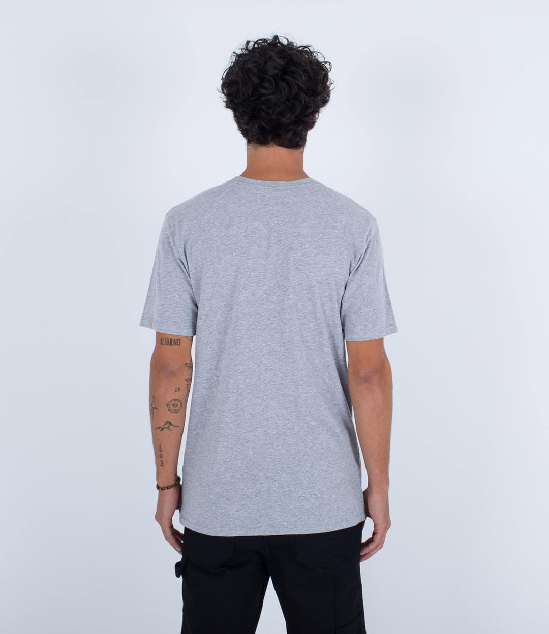 Hurley Herren Evd Wash Core OAO Solid Tee T-Shirt, Dk Grey Htr