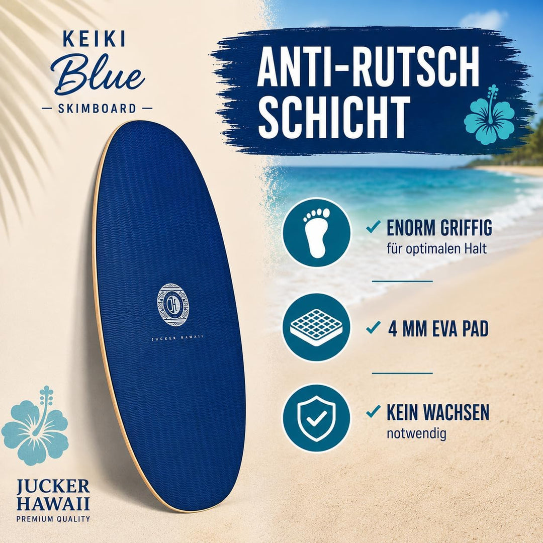 JUCKER HAWAII Skimboards PUNA, ULUA und KEIKI KEIKI BLUE, KEIKI BLUE