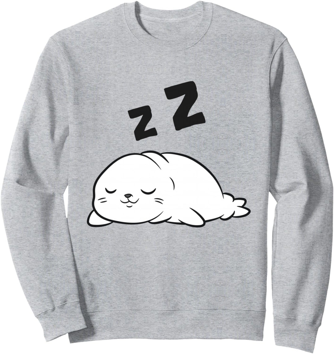 Seal Sleeping Seals Schlafanzug, Lazy Seal Sweatshirt