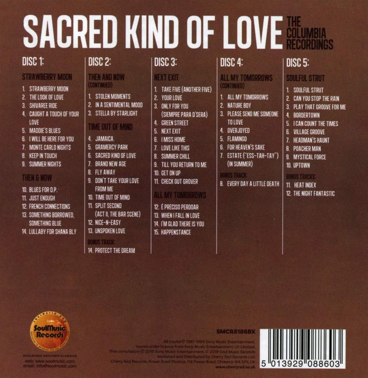 Sacred Kind of Love-the Columbia Rec., Audio-CD