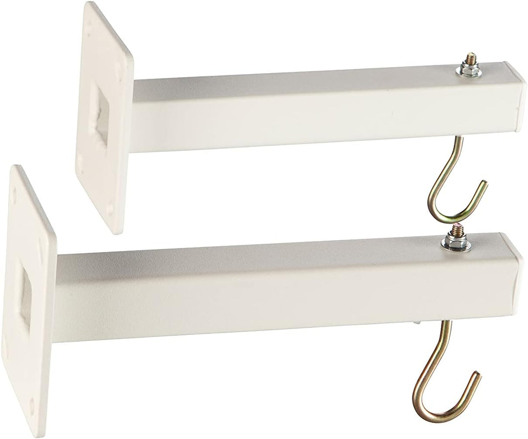celexon Eco/Pro Serie Wandabstandshalter - 15cm - Stahl - weiss - 2 Halter Economy / Professional 15