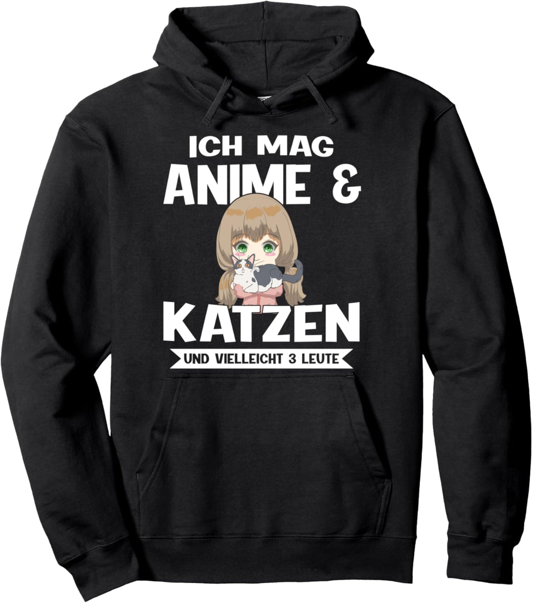 Anime Katzen Otaku Pullover Hoodie